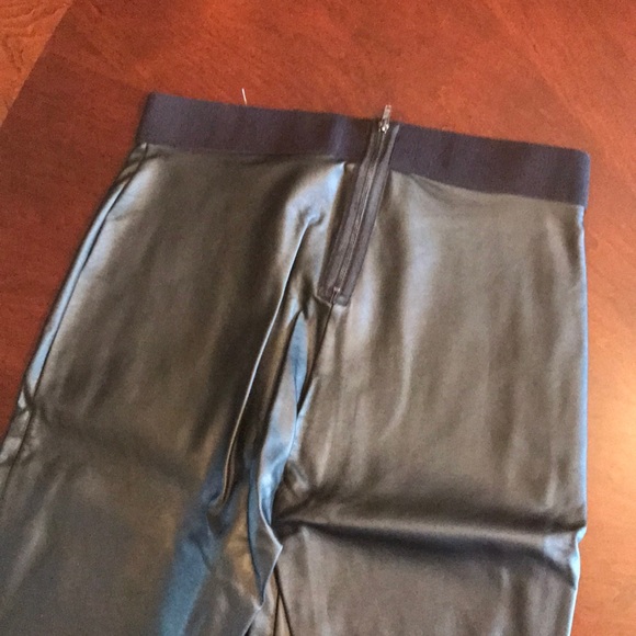 J Crew Vegan Leather Leggings - Picture 4 of 6